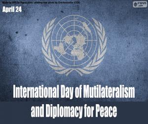 Układanka Międzynarodowy Dzień Multilateralizmu i Dyplomacji na rzecz Pokoju