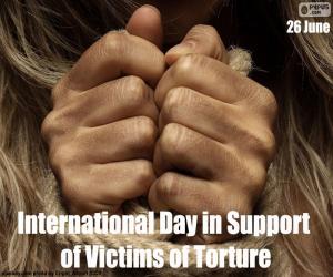 Układanka Międzynarodowy Dzień pomocy ofiarom tortur