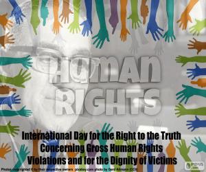 Układanka Międzynarodowy Dzień Prawa do Prawdy