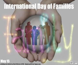 Układanka Międzynarodowy Dzień Rodzin