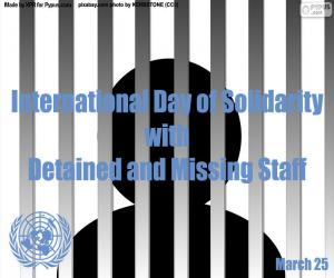 Układanka Międzynarodowy Dzień Solidarności z zatrzymanymi i zaginionymi pracownikami
