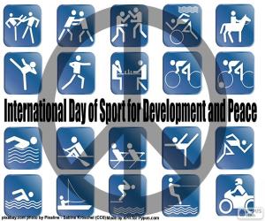 Układanka Międzynarodowy Dzień Sportu dla Rozwoju i Pokoju