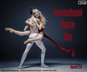 Układanka Międzynarodowy Dzień Tańca