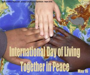 Układanka Międzynarodowy Dzień Wspólnego Życia w Pokoju