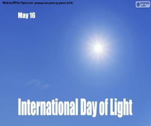 Układanka Międzynarodowy Dzień Światła