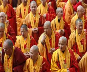 Układanka Mnichów buddyjskich