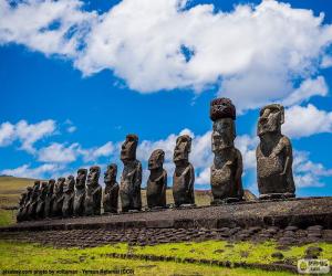 Układanka Moais Rapa Nui