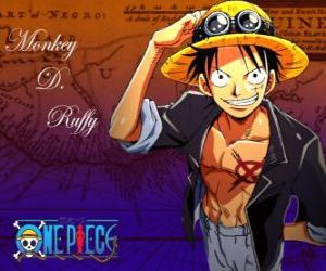 Układanka Monkey D. Luffy, One Piece