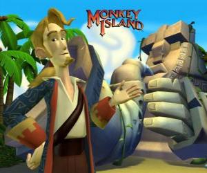 Układanka Monkey Island, gier przygodowych. Guybrush Threepwood, ważnym graczem