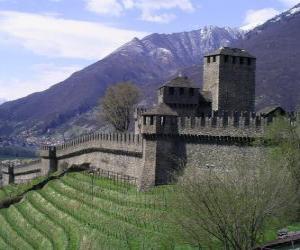 Układanka Montebello zamek, Szwajcaria