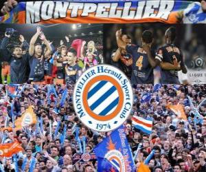 Układanka Montpellier Hérault Sport Club, mistrz francuski football League, Ligue 1, 2011-2012
