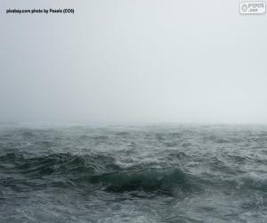 Układanka Morze, Mgła, Ocean