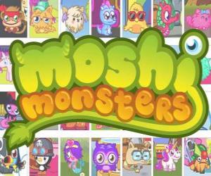 Układanka Moshi Monsters Logo