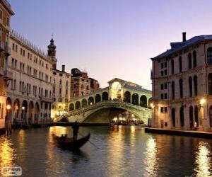 Układanka Most Rialto, Wenecja, Włochy