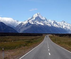 Układanka Mount Cook, Nowa Zelandia