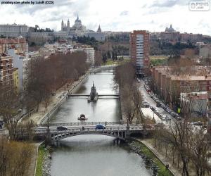 Układanka Nad rzeką Manzanares, Madryt