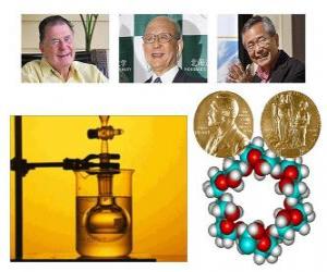 Układanka Nagroda Nobla w dziedzinie chemii 2010 - Richard Heck, Eiichi Negishi i Suzuki Akira -