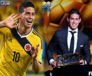 Układanka Nagrodę Puskás FIFA 2014 dla James Rodríguez