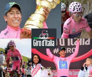 Układanka Nairo Quintana, Giro 2014