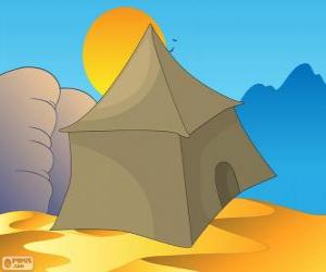 Układanka Namiot Beduinów na pustyni, Khayma