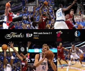 Układanka NBA Finals 2011, 3 gry, Miami Heat 88 - Dallas Mavericks 86