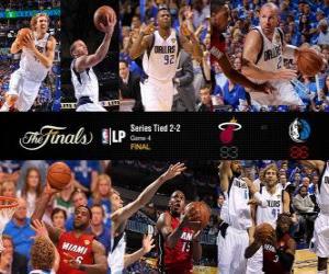 Układanka NBA Finals 2011, 4. Strony, Miami Heat 83 - Dallas Mavericks 86
