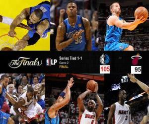 Układanka NBA Finals 2011, 6. gra, Dallas Mavericks 105 - Miami Heat 95