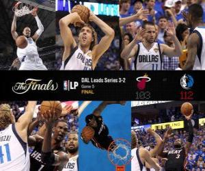 Układanka NBA Finals 2011, Game 5, Miami Heat 103 - Dallas Mavericks 112