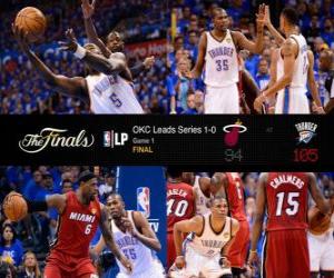 Układanka NBA Finals 2012, Mecz wygrany, Miami Heat 94 - Oklahoma City Thunder 105