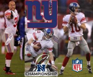 Układanka New York Giants NFC mistrz 2011