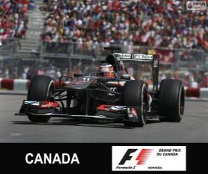 Układanka Nico Hülkenberg - Sauber - Circuit Gilles Villeneuve, Montreal, 2013