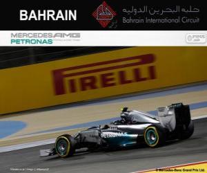 Układanka Nico Rosberg - Mercedes - 2014 Grand Prix Bahrajnu, 2 ° sklasyfikowane