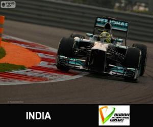 Układanka Nico Rosberg - Mercedes - Grand Prix Indii 2013, 2 sklasyfikowane