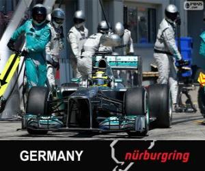 Układanka Nico Rosberg - Mercedes - Nürburgring, 2013