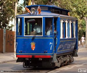 Układanka Niebieskie tramwaje, Barcelona