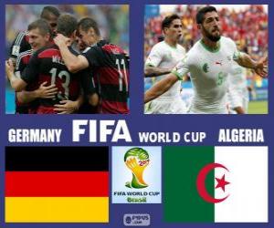 Układanka Niemcy - Algieria, mecze ósmej, Brazylia 2014