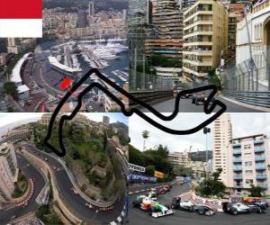 Układanka Obwód Monte Carlo - Monako -