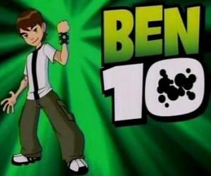 Układanka Omnitrix z Ben 10 i Ben 10 logo