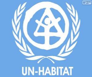 Układanka ONZ-HABITAT logo, Człowieka ONZ Programu Rozliczeń
