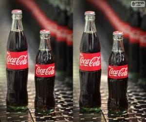 Układanka Oryginalne butelki Coca Cola
