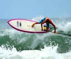 Układanka Paddle surfing