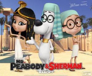 Układanka Pan Peabody, Sherman i Penny w starożytnym Egipcie