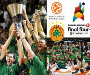 Układanka Panathinaikos, PAO, mistrz 2011 Euroleague Basketball