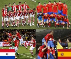 Układanka Paragwaj - Hiszpania, mecze ćwierćfinałowe, RPA 2010