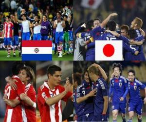 Układanka Paragwaj - Japonia, mecze ósmej, RPA 2010