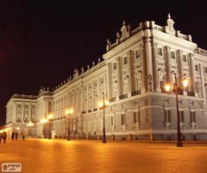 Układanka Pałac Królewski w Madrycie, Hiszpania