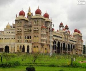 Układanka Pałac Mysore w Indiach
