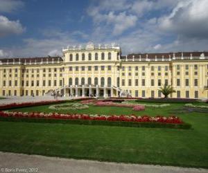 Układanka Pałac Schönbrunn, Wiedeń, Austria