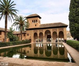 Układanka Pałacu Alhambra, Granada, Hiszpania