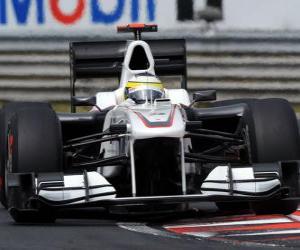 Układanka Pedro de la Rosa-Sauber - 2010 Grand Prix Węgier